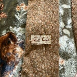 Harris Tweed Handwoven Earthy toned Wool necktie